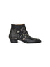 Black nappa leather Susanna ankle boots