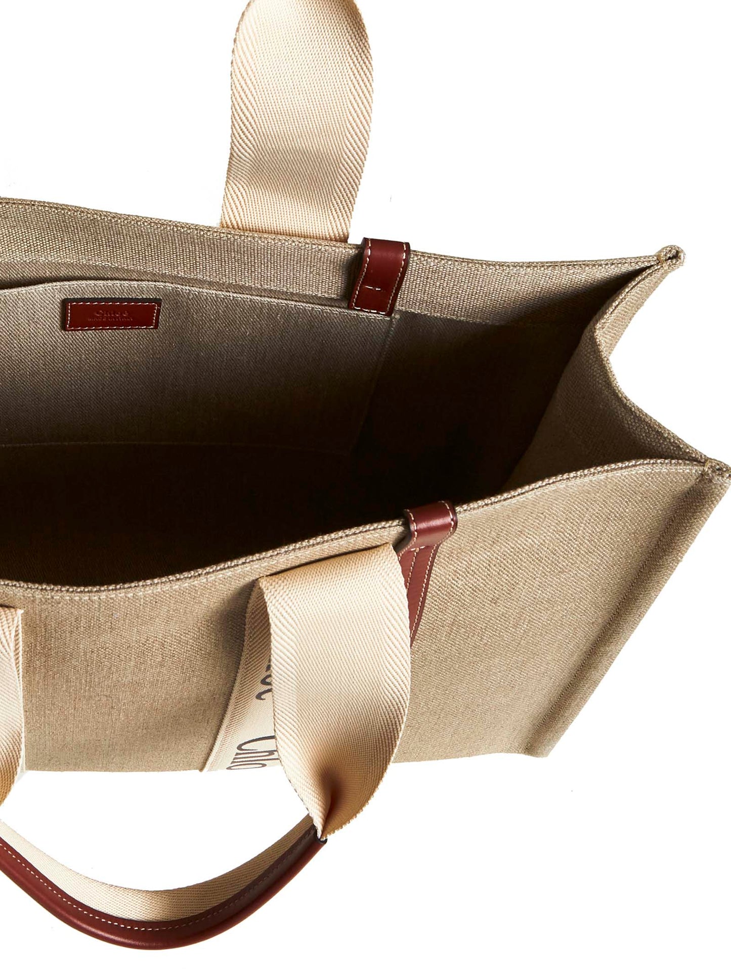 Borsa tote Woody in lino