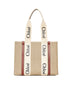 Borsa tote Woody in lino Chloè