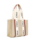 Borsa tote Woody in lino Chloè