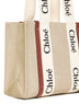 Borsa tote Woody in lino Chloè