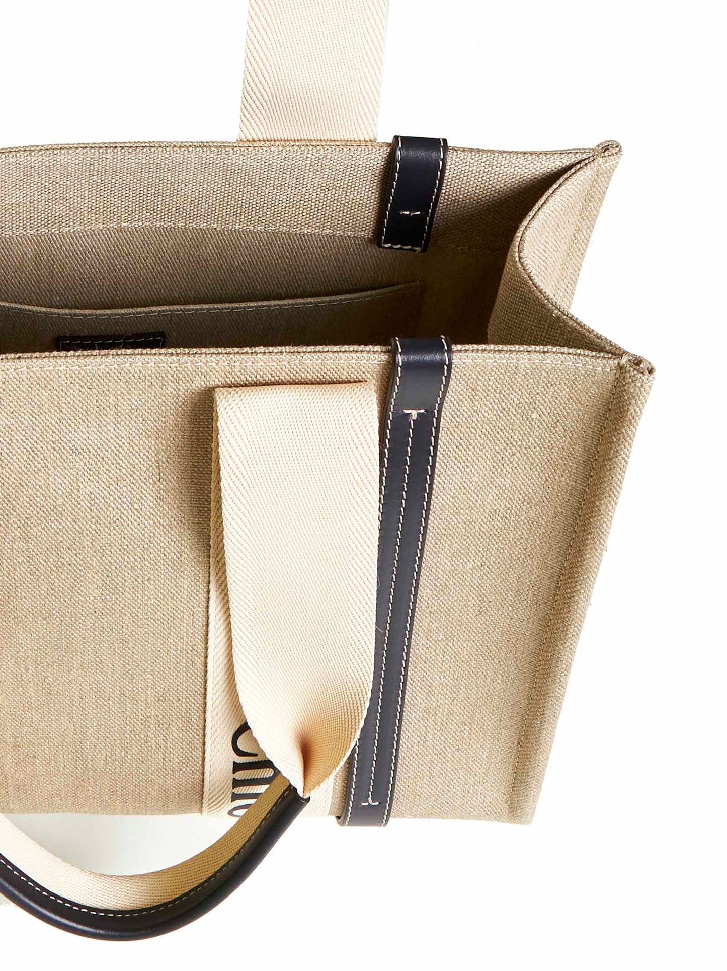 Borsa tote Woody in lino