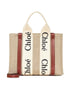 Tote bag piccola Woody in lino