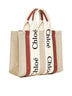 Tote bag piccola Woody in lino
