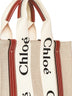 Tote bag piccola Woody in lino