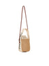 Small Woody basket bag in natural fibres