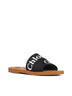Sandali flat Woody in lino Chloè