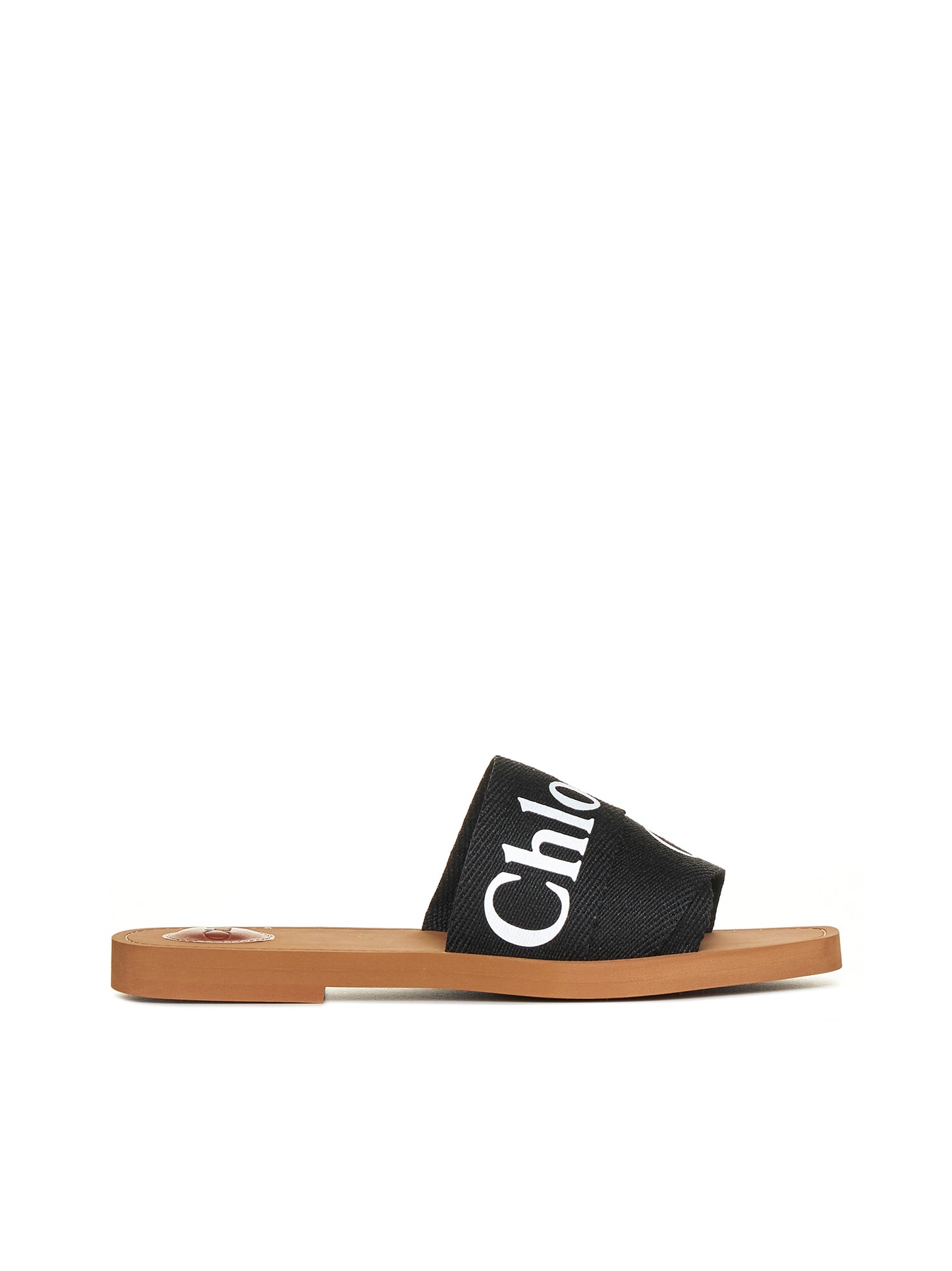 Sandali flat Woody in lino Chloè