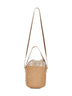 Beige Woody small tote bag