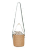 Beige Woody small tote bag