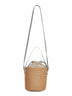Beige Woody small tote bag