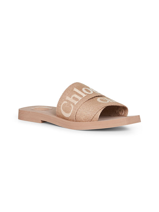 Beige Woody flat sandals
