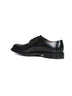 Black leather Shannon lace-up derby blucher