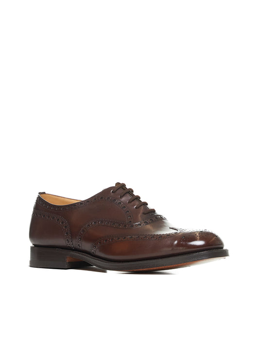 Burwood Brogue leather oxford shoes
