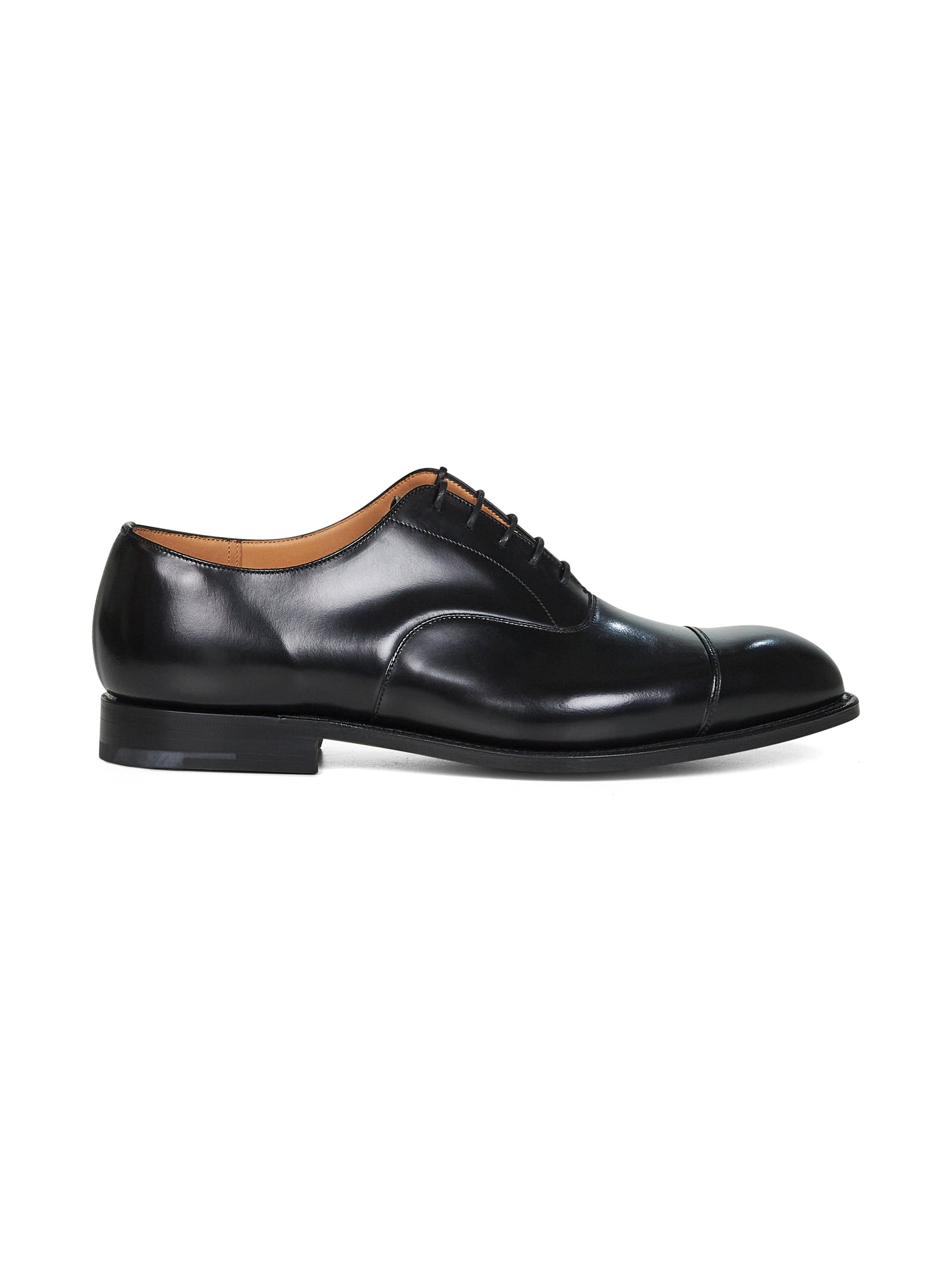 Black leather Consul classic lace-up oxford
