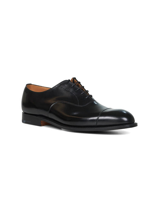 Black leather Consul classic lace-up oxford