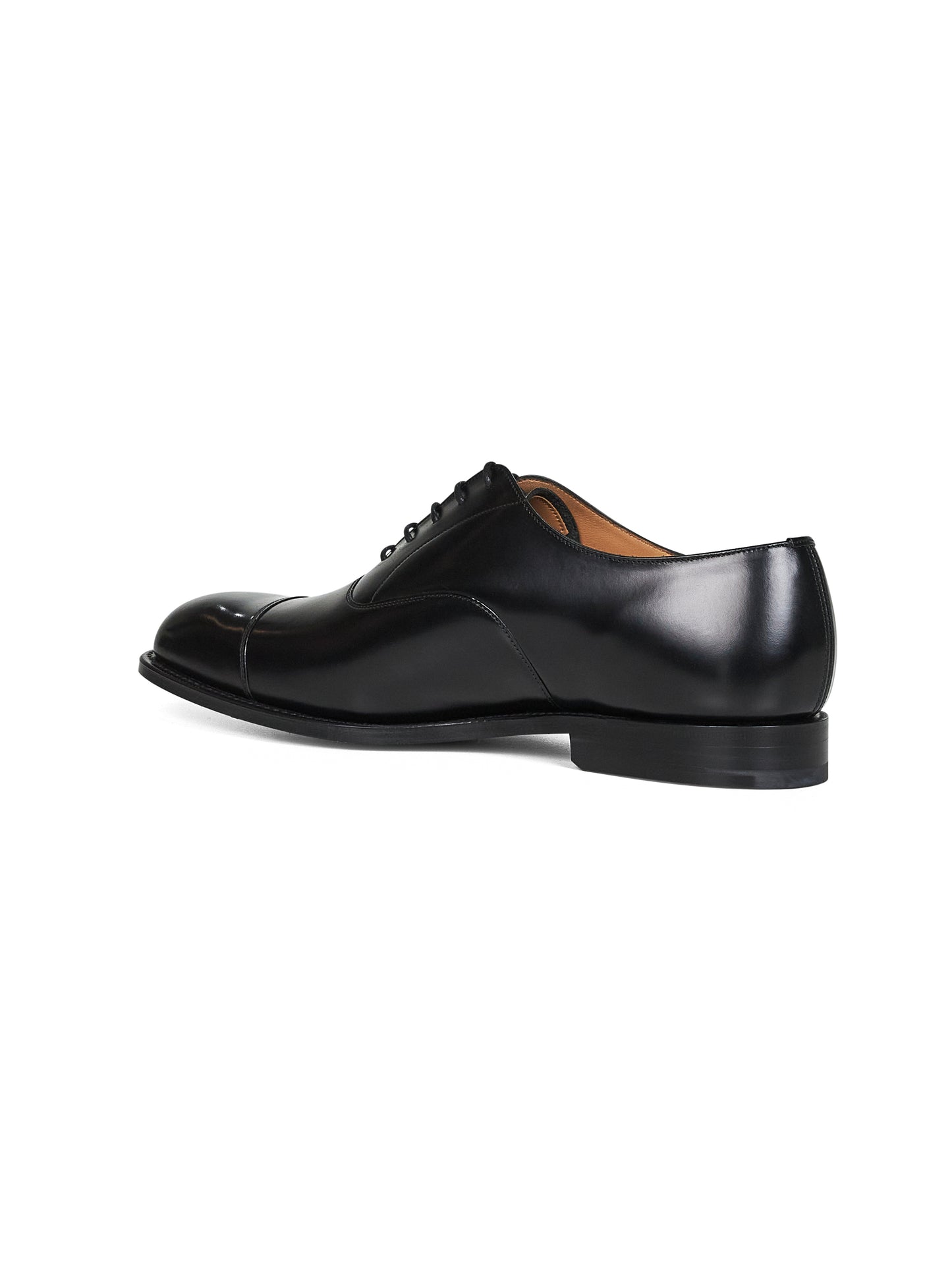 Black leather Consul classic lace-up oxford