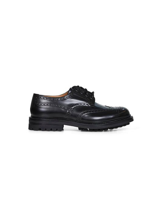 Black leather Mc Pherson LW Derby