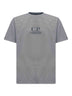 T-shirt Tacting Piquet Embroidery grigia