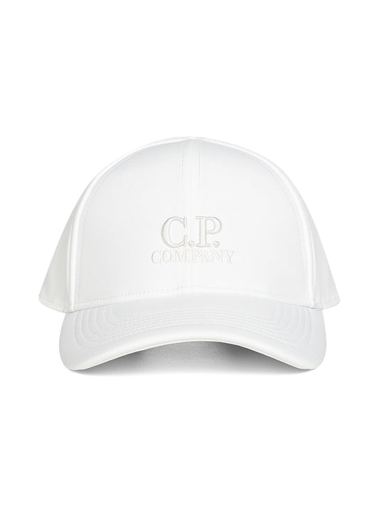 White C.P. Shell-R Logo baseball cap