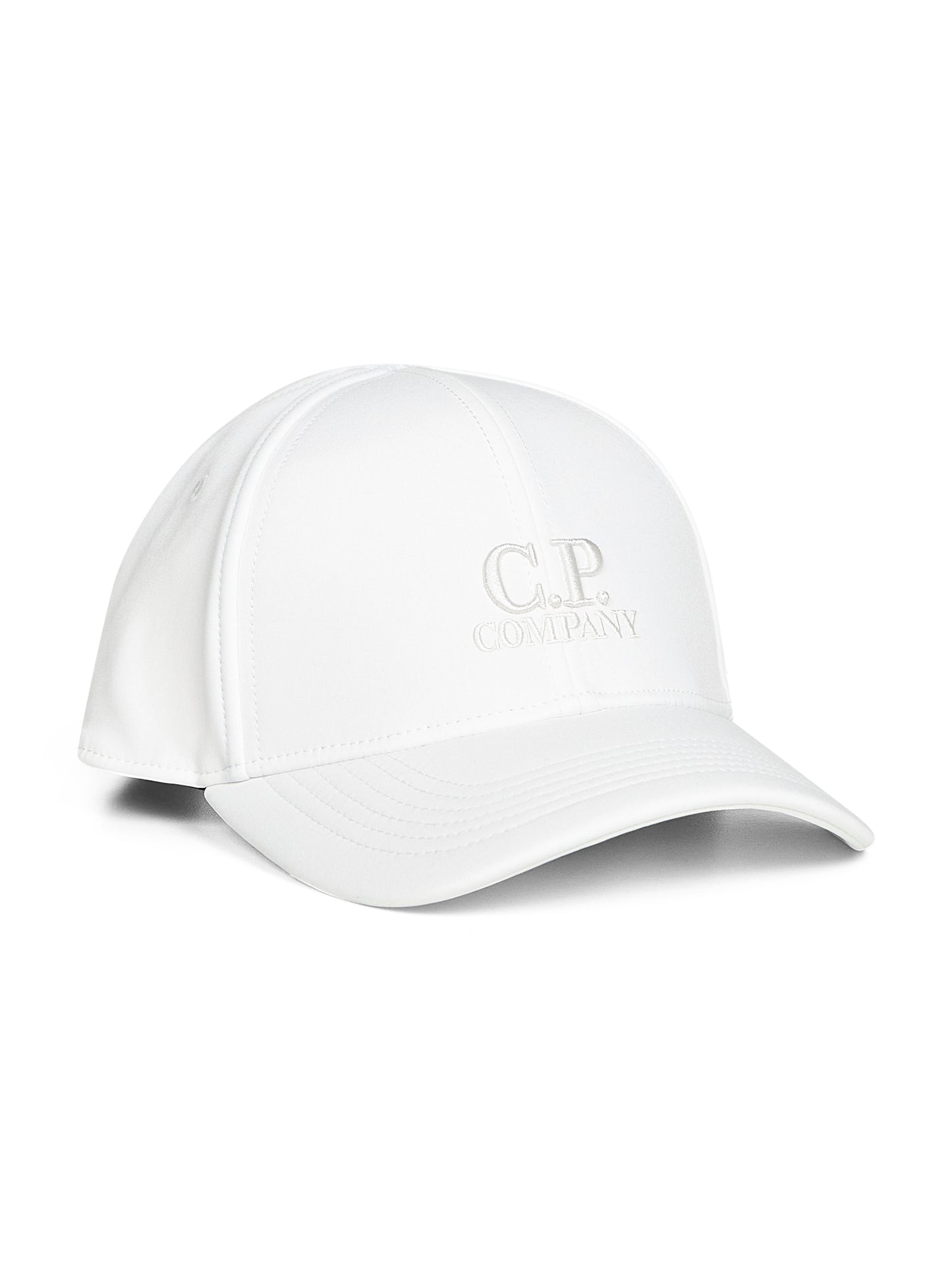 White C.P. Shell-R Logo baseball cap