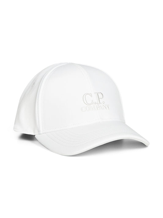 White C.P. Shell-R Logo baseball cap