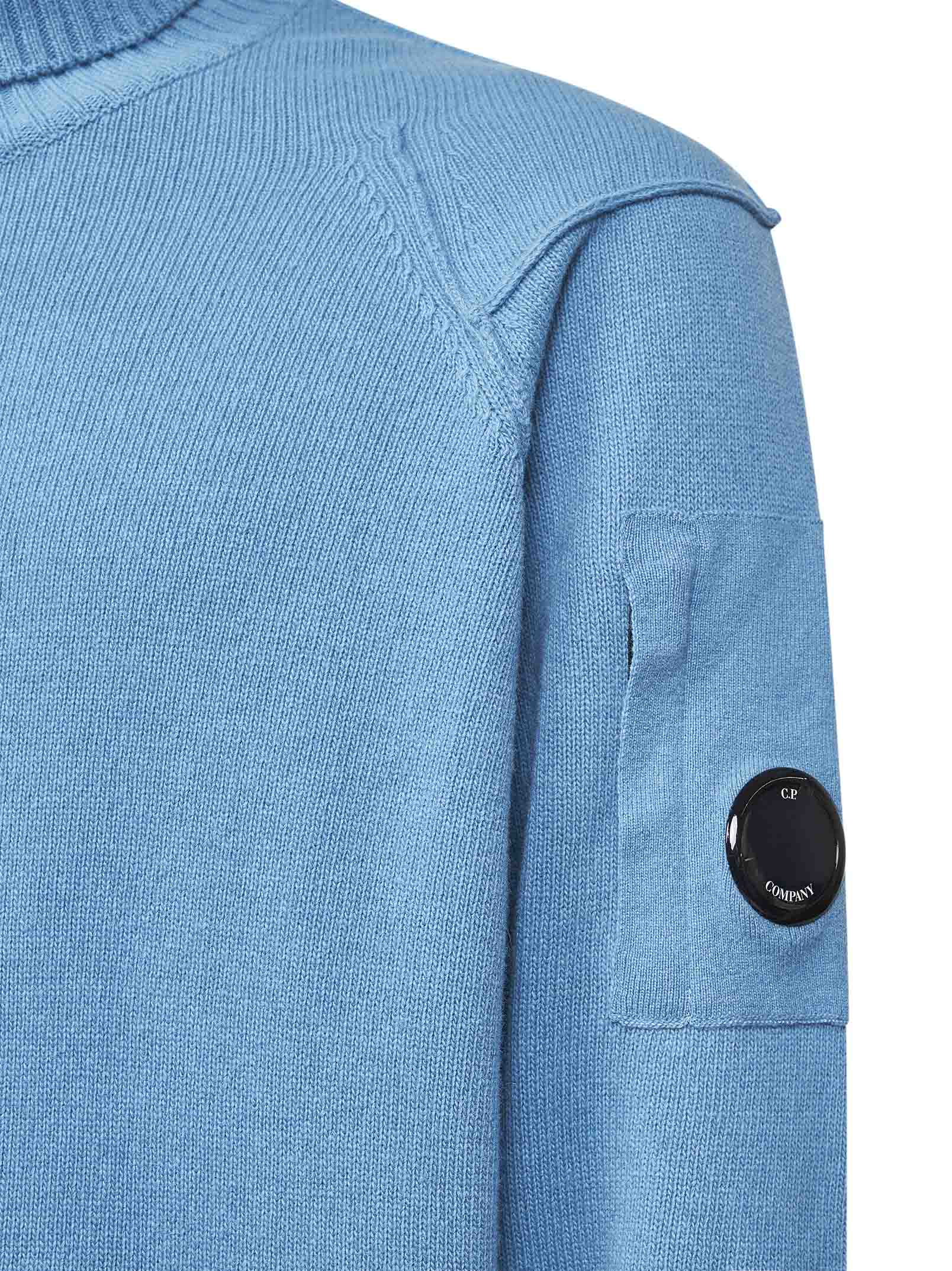 Light blue Lambswool GRS turtleneck sweater – Daniello.com