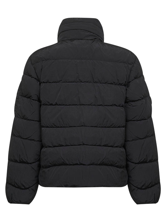 Black Chrome-R hooded down jacket