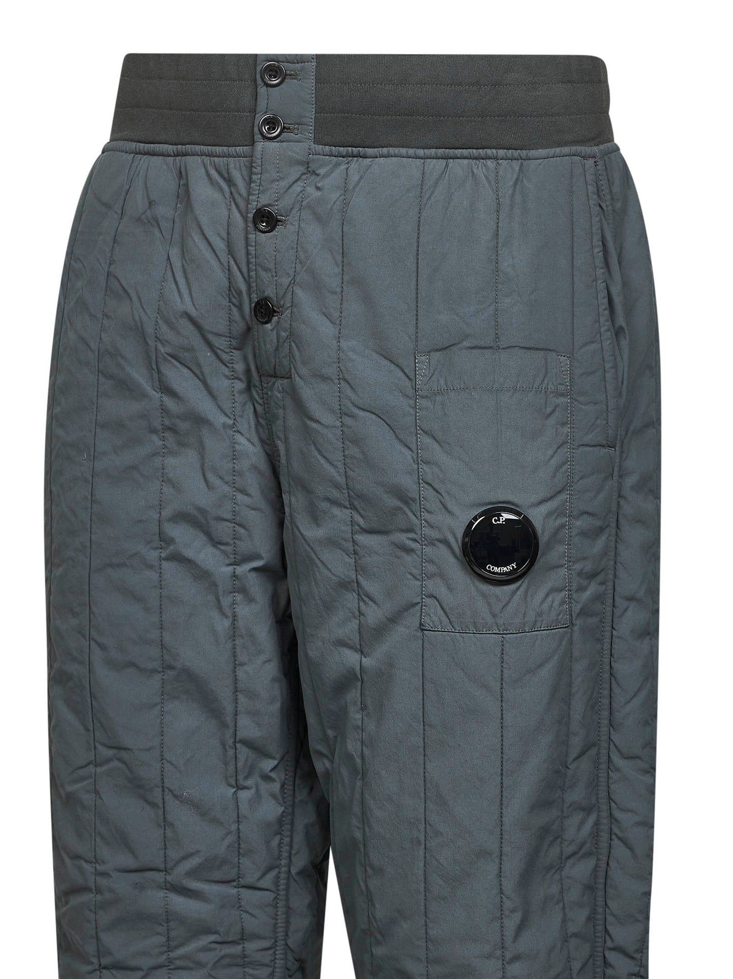 Grey GD Liner Padded jogger trousers