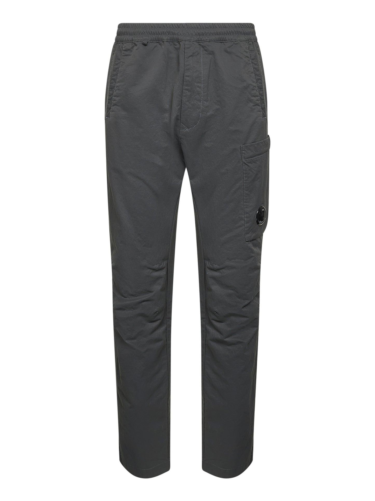 Grey Diagonal Flatt Nylon Regular cargo trousers