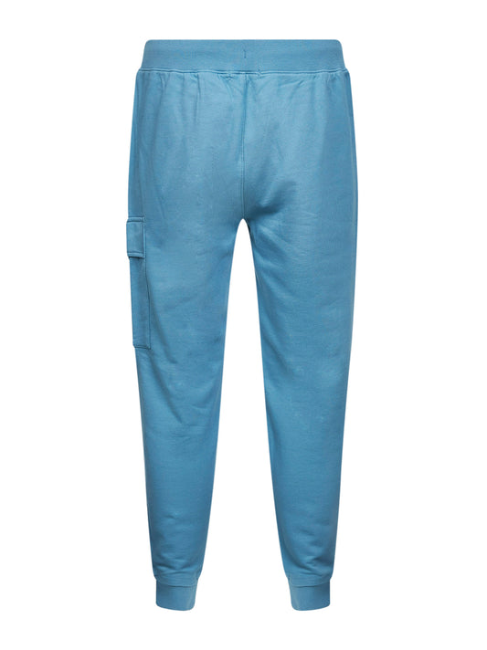 Light blue Diagonal Raised Fleece Lens sweatpants