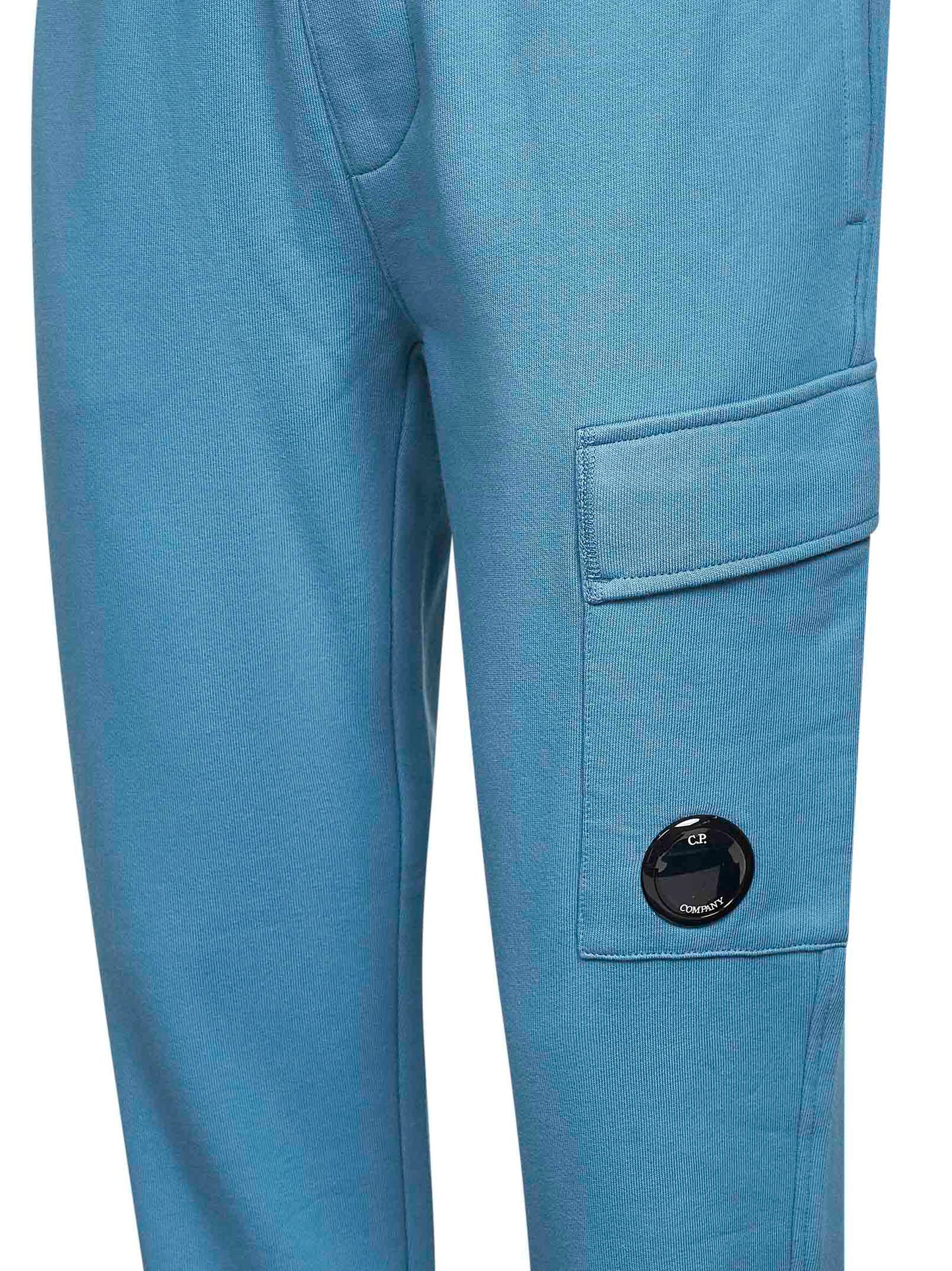 Light blue Diagonal Raised Fleece Lens sweatpants