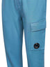 Light blue Diagonal Raised Fleece Lens sweatpants