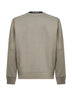 Beige Diagonal Raised Fleece Crewneck Lens sweatshirt