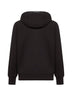 Black Diagonal Raised Fleece zip-up hoodie