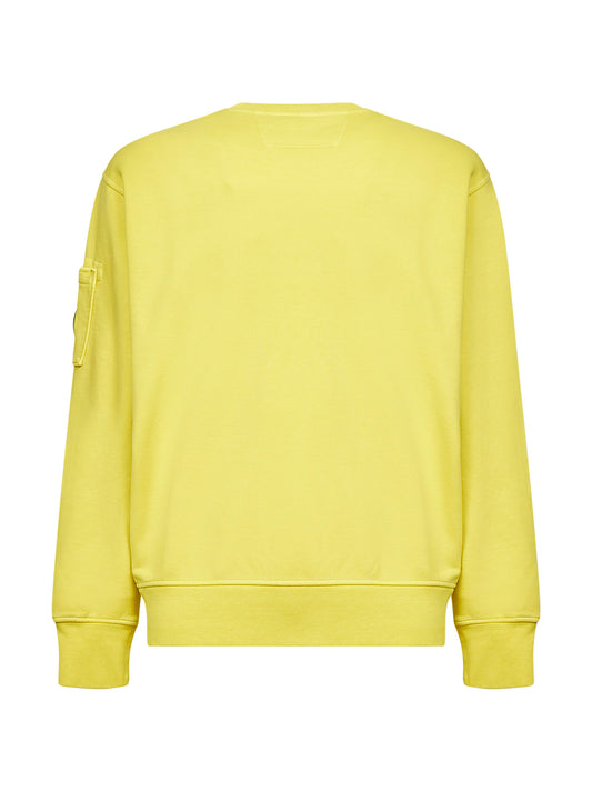 Yellow cotton Lens crewneck sweatshirt