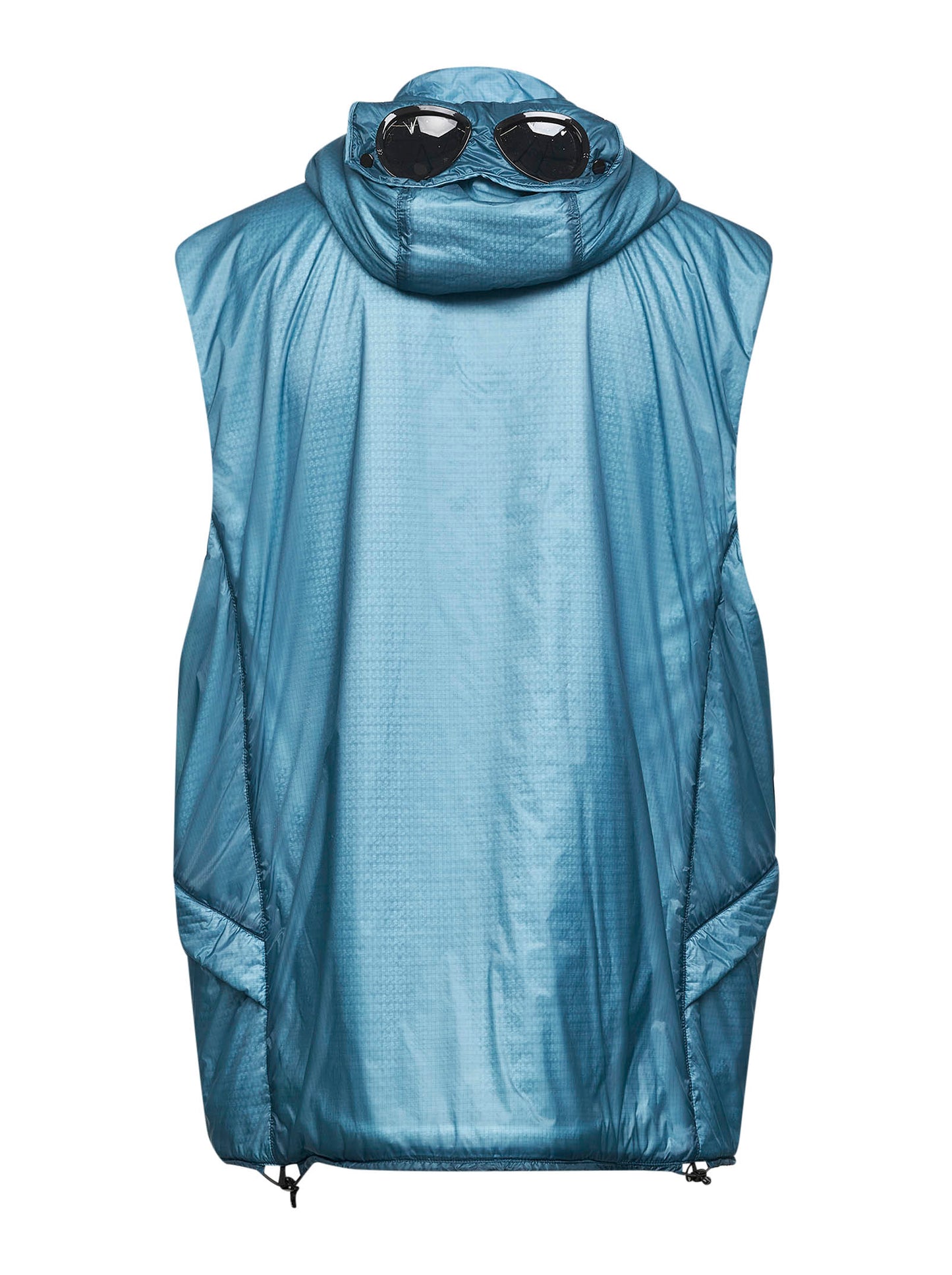 Light Blue Nada Shell Goggle padded hooded vest