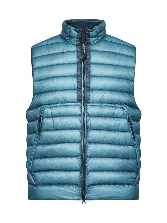 Light blue D.D. Shell padded vest