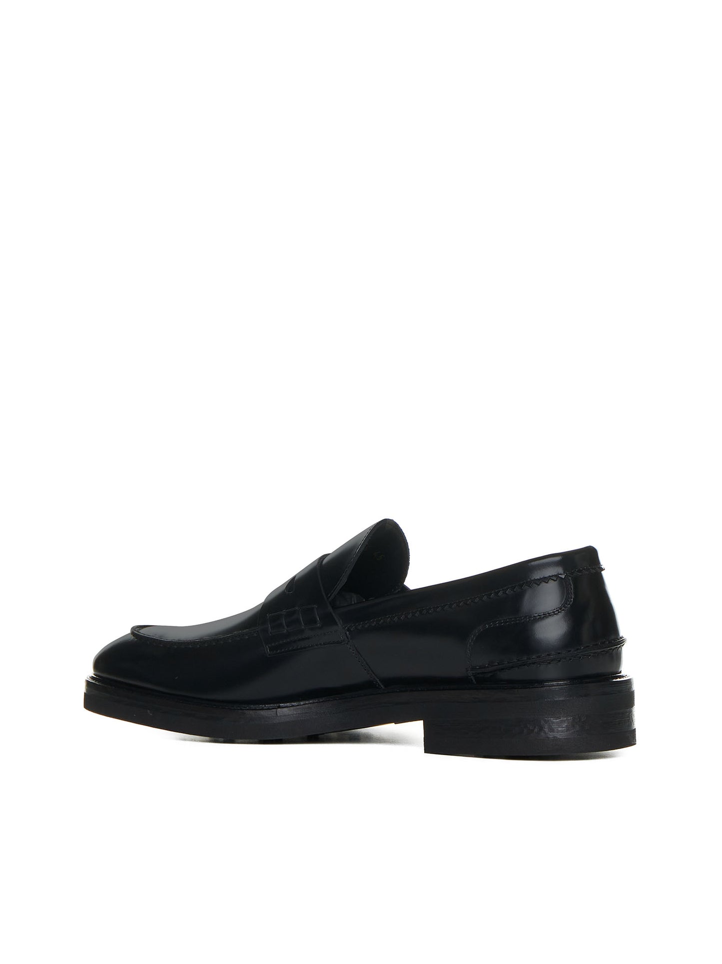 D 4.0 Leather penny loafers