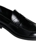 D 4.0 Leather penny loafers