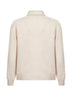 Beige virgin wool knit jacket
