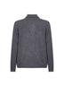 Grey virgin wool knit jacket