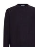 Silk and wool crewneck sweater