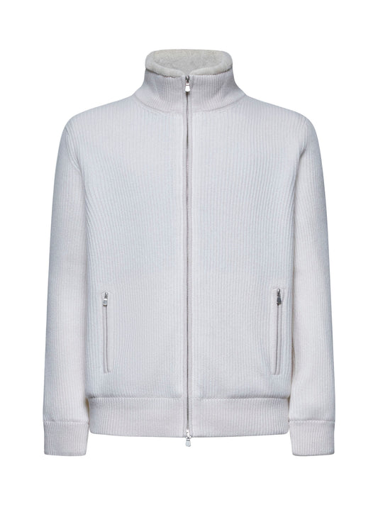Ivory zip-up jacket