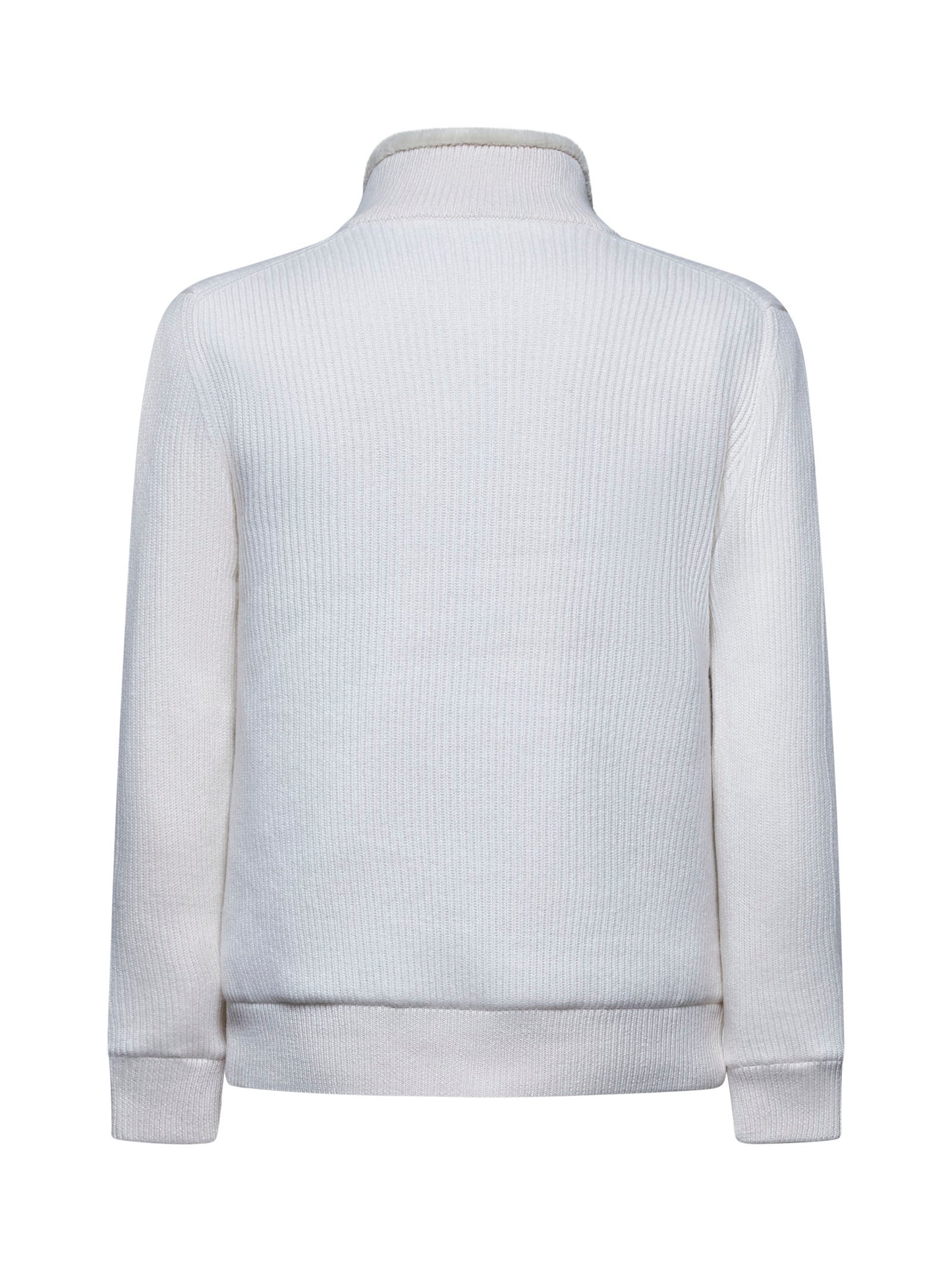 Ivory zip-up jacket