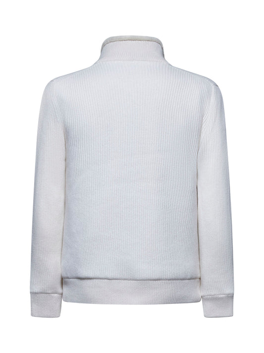 Ivory zip-up jacket