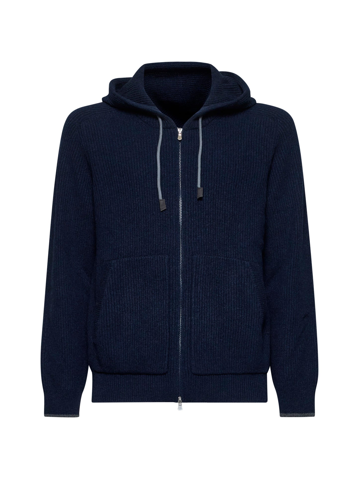 Hooded zip-up sweatshirt
