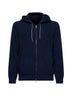Hooded zip-up sweatshirt