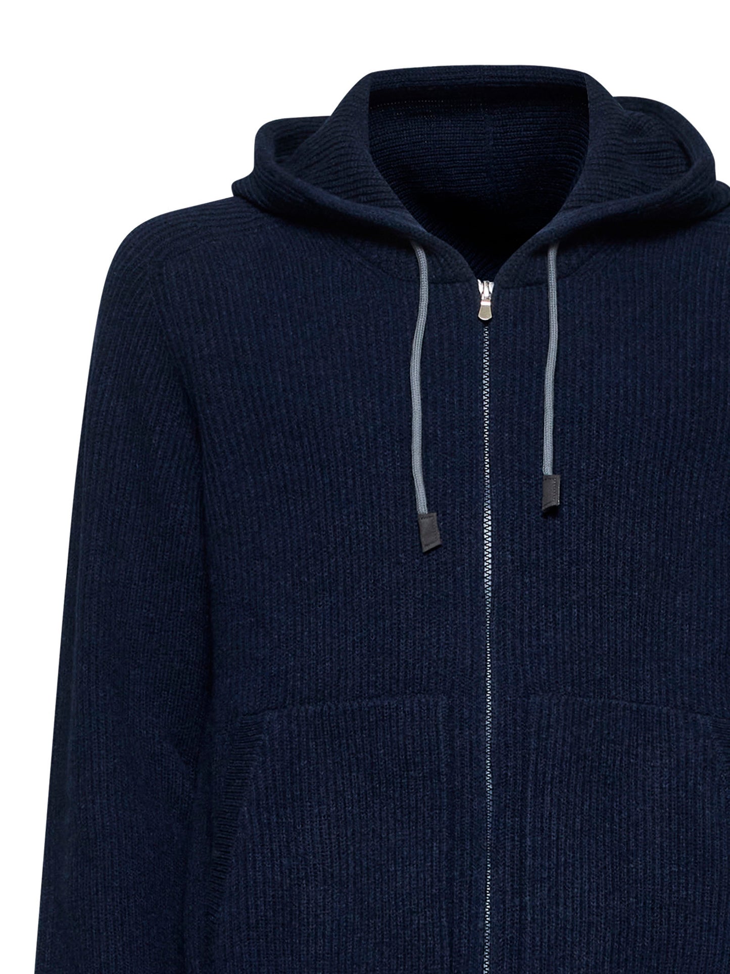 Hooded zip-up sweatshirt