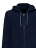 Hooded zip-up sweatshirt